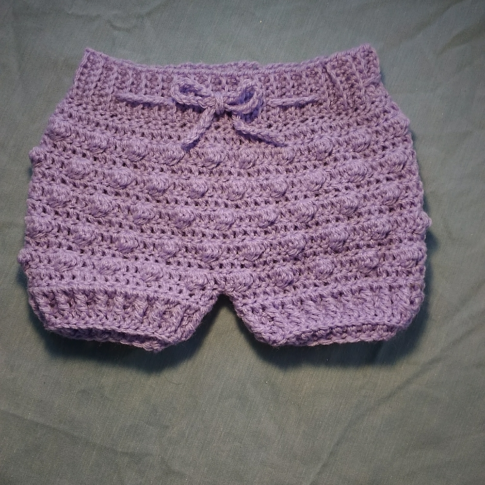 Crocheted Baby Bloomers